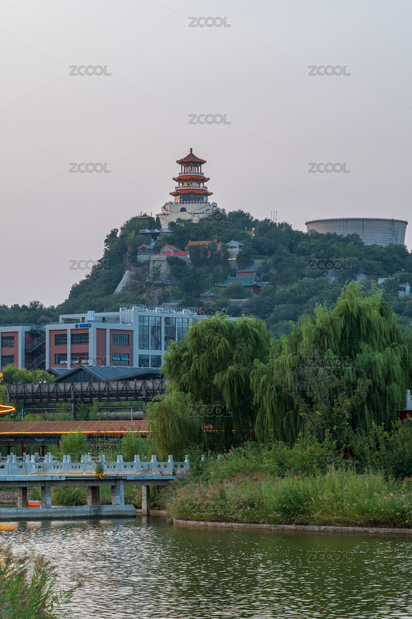 首鋼園湖畔古塔暮色景象（主預(yù)覽-11936877） - 未分類 - 站酷設(shè)計(jì)師秋砜原創(chuàng)素材 - 站酷ZCOOL