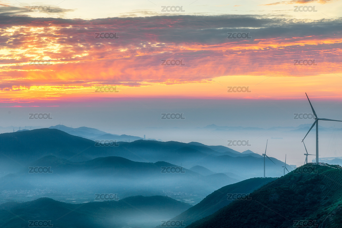 寧波北侖風(fēng)電場(chǎng)日出朝霞云海（主預(yù)覽-9177546） - 未分類(lèi) - 站酷設(shè)計(jì)師涼風(fēng)吹撫原創(chuàng)素材 - 站酷ZCOOL