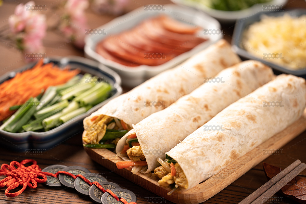 中式傳統(tǒng)主食春餅卷餅小菜（主預(yù)覽-8057005） - 未分類 - 站酷設(shè)計師Casper忱述原創(chuàng)素材 - 站酷ZCOOL