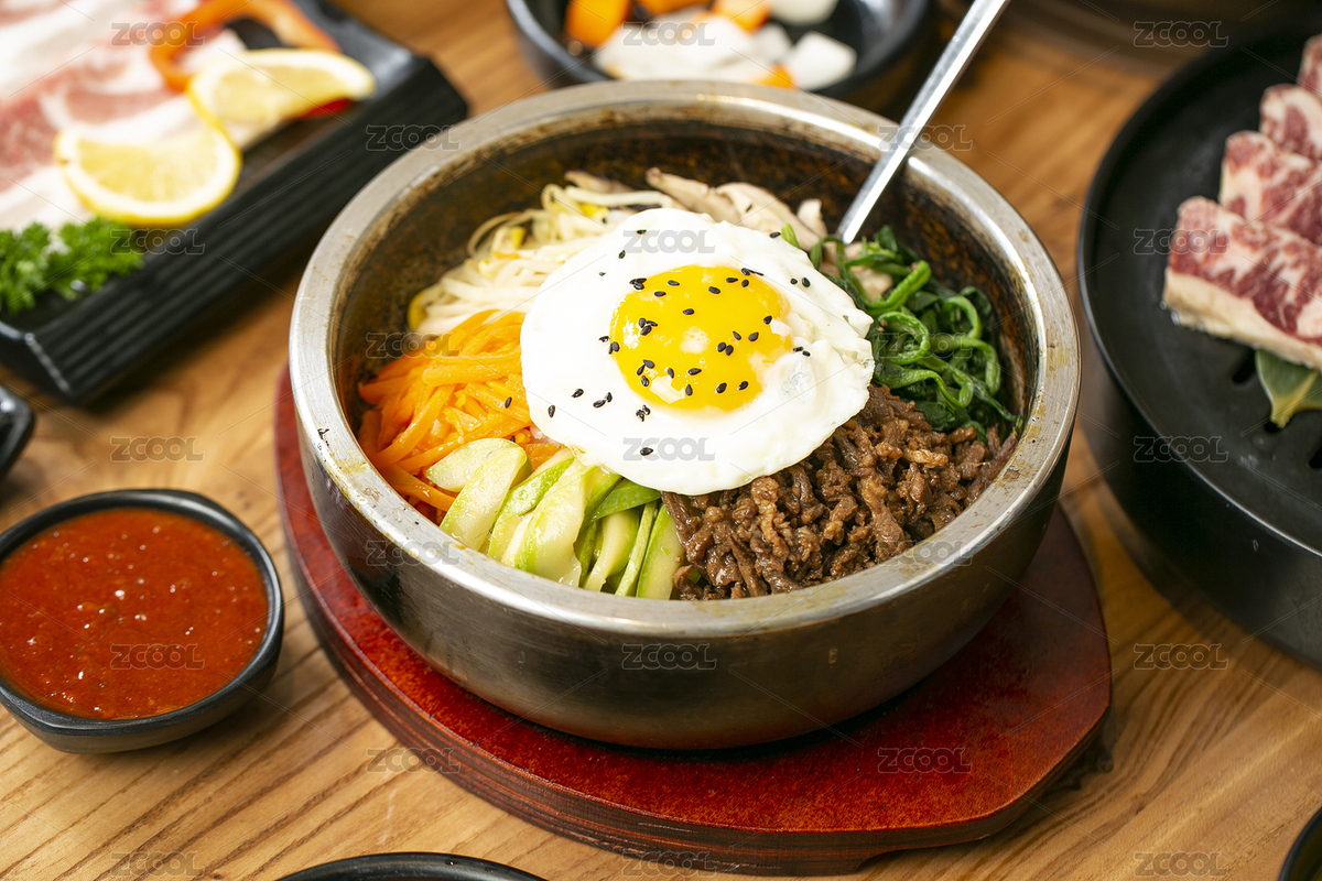 韩国料理石锅牛肉拌饭（主预览-8907530） - 未分类 - 站酷设计师盐城楚达达原创素材 - 站酷ZCOOL