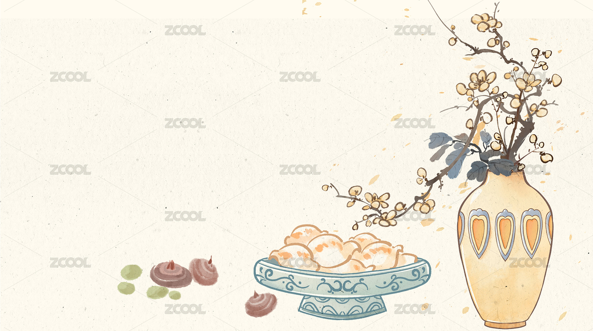 中國傳統(tǒng)節(jié)氣海報冬至插畫（主預覽-1085844） - 未分類 - 站酷設計師見手青303原創(chuàng)素材 - 站酷ZCOOL