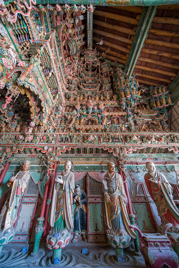 中國山西省臨汾市隰縣小西天明代懸塑泥塑（主預(yù)覽-7013064） - 未分類 - 站酷設(shè)計師繁花浮云也不過原創(chuàng)素材 - 站酷ZCOOL