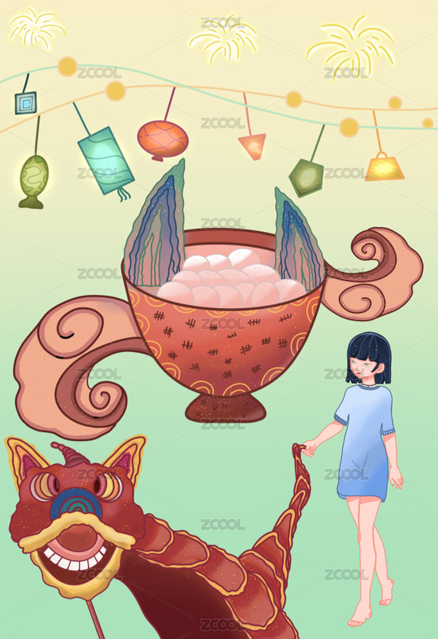 過元宵節(jié)（主預(yù)覽-3270867） - 未分類 - 站酷設(shè)計(jì)師怦然欣動(dòng)原創(chuàng)素材 - 站酷ZCOOL