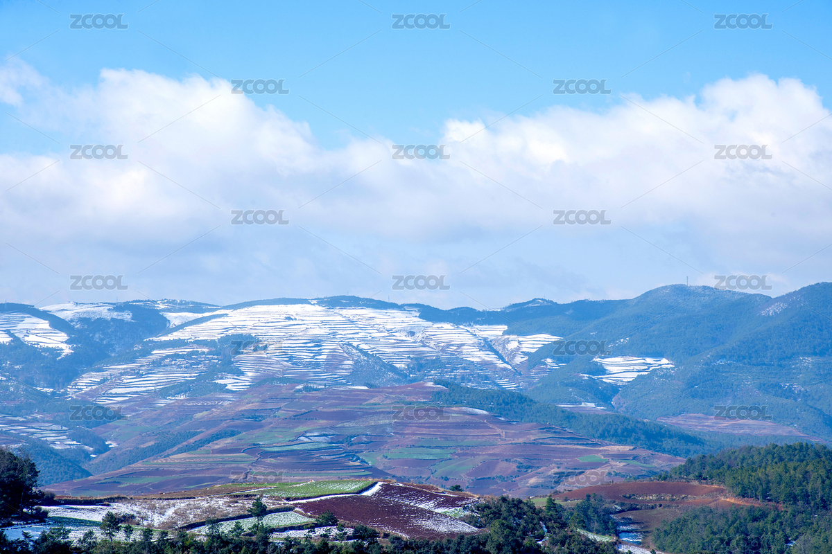 云南東川紅土地雪原中的“樂譜凹”梯田（主預(yù)覽-2233320） - 未分類 - 站酷設(shè)計師小聊紳士原創(chuàng)素材 - 站酷ZCOOL