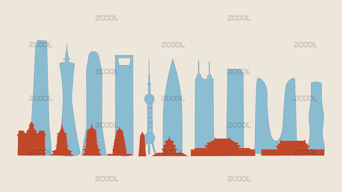 中國建筑插畫（主預(yù)覽-12149080） - 未分類 - 站酷設(shè)計(jì)師jingjingsoong原創(chuàng)素材 - 站酷ZCOOL