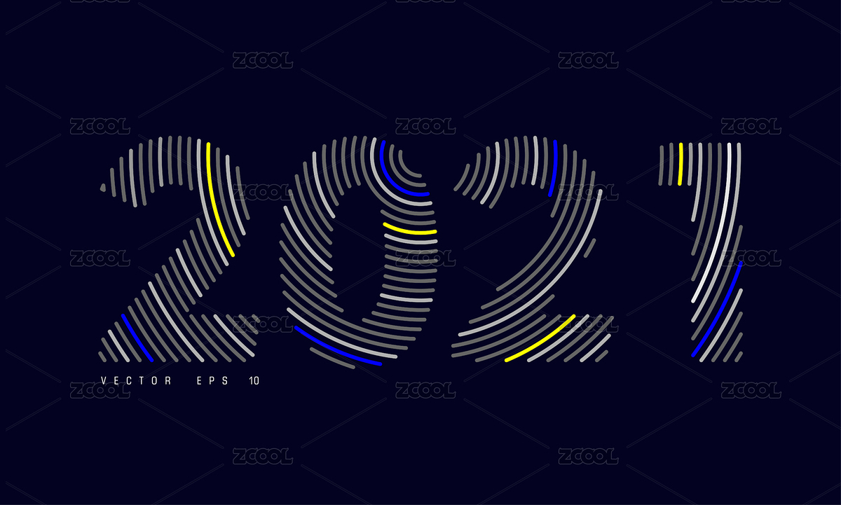2021年素材 新年字体矢量素材（主预览-6426396） - 未分类 - 站酷设计师DOOODesign原创素材 - 站酷ZCOOL