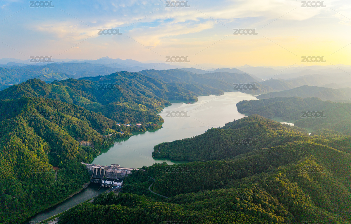 湖南通道曬口水庫山水畫卷中的晚霞風(fēng)光（主預(yù)覽-10682410） - 未分類 - 站酷設(shè)計(jì)師旅行攝影楊小蟹原創(chuàng)素材 - 站酷ZCOOL