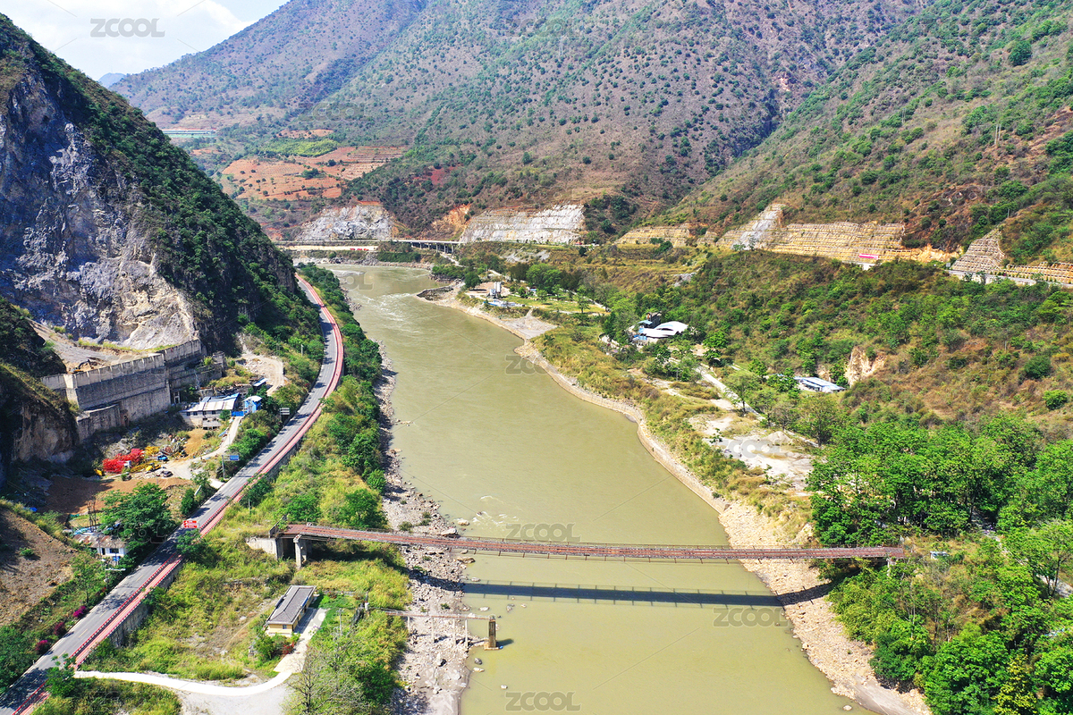 怒江大峽谷 瀘水市六庫（主預覽-5840487） - 未分類 - 站酷設計師KM無線原創(chuàng)素材 - 站酷ZCOOL