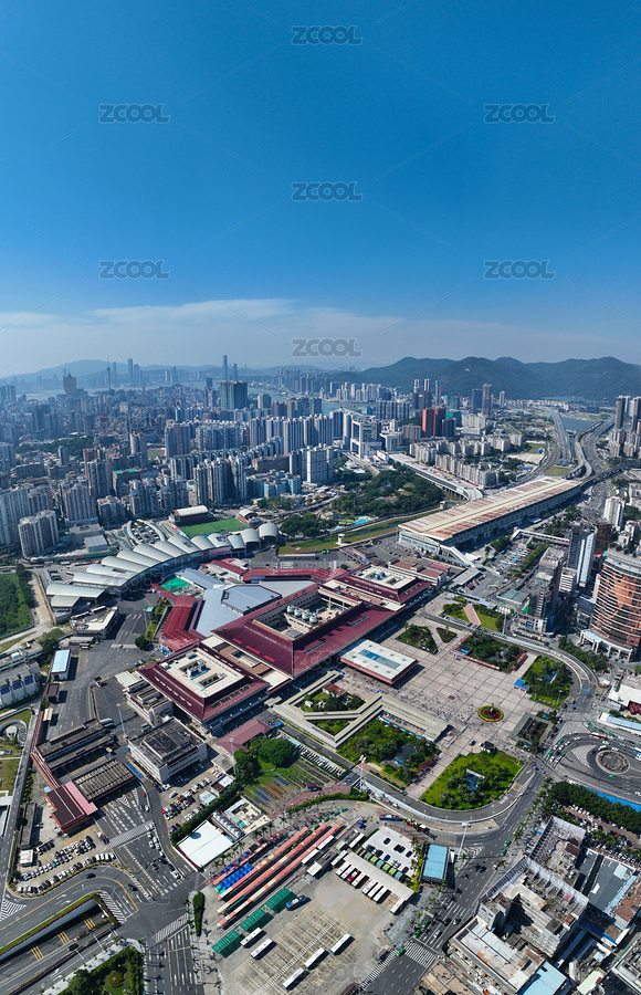 廣東省珠海市拱北口岸與澳門航拍（主預覽-6745895） - 未分類 - 站酷設計師貓爺爺515原創(chuàng)素材 - 站酷ZCOOL