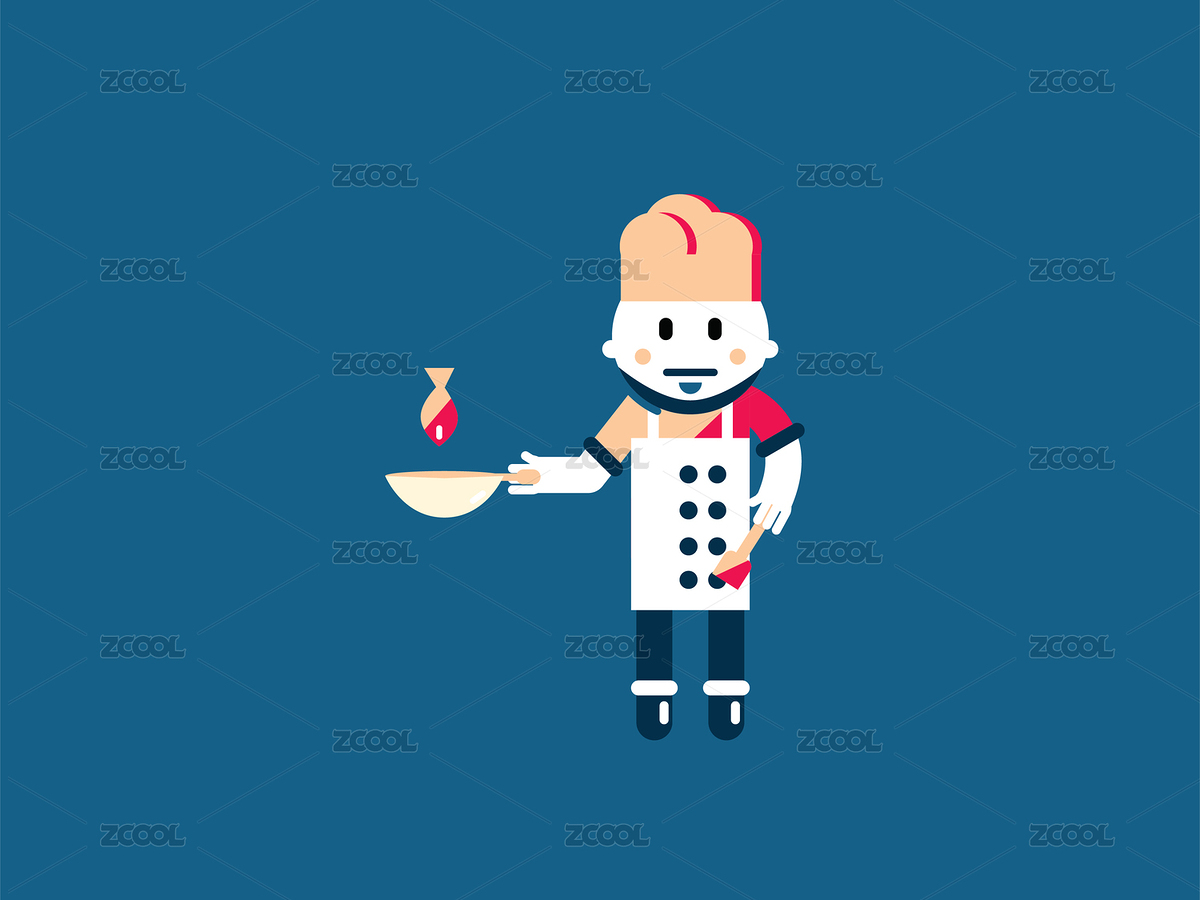 大廚師做飯（主預(yù)覽-5577509） - 未分類(lèi) - 站酷設(shè)計(jì)師吹一吹劉海er原創(chuàng)素材 - 站酷ZCOOL