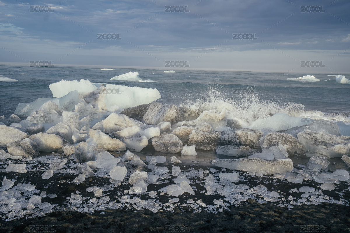 北冰洋巨大的海岸浮冰拍摄于冰岛海岸（主预览-8931616） - 未分类 - 站酷设计师汉大将军袁绍原创素材 - 站酷ZCOOL