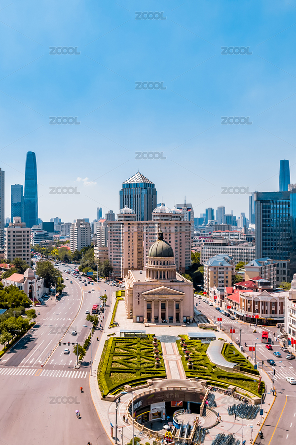 中國(guó)天津天津音樂(lè)廳小白樓和城市天際線航拍（主預(yù)覽-8795162） - 未分類(lèi) - 站酷設(shè)計(jì)師Govan原創(chuàng)素材 - 站酷ZCOOL