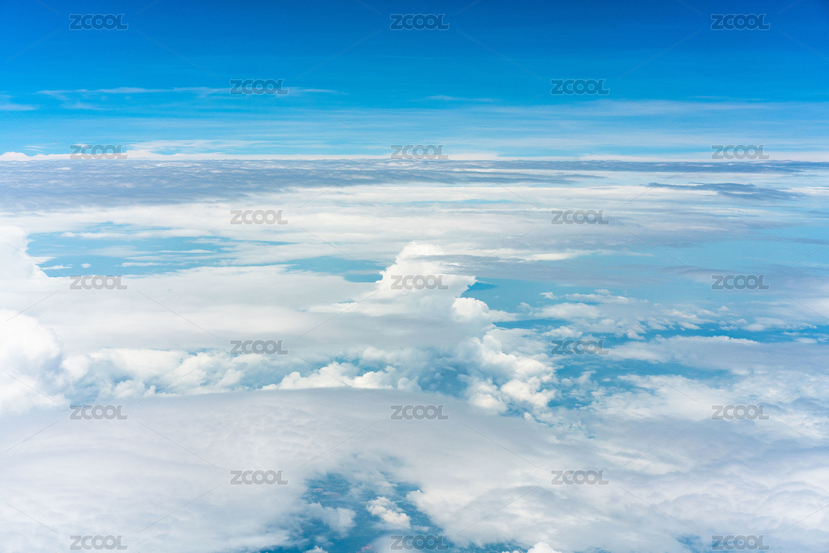 在高空中俯拍蓝天白云简约画面（主预览-8794199） - 未分类 - 站酷设计师allenchen214原创素材 - 站酷ZCOOL