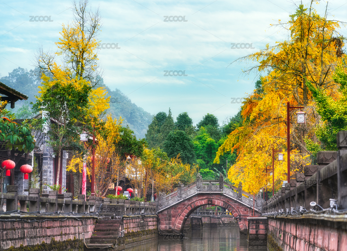 四川成都街子古鎮(zhèn)水鄉(xiāng)秋季風(fēng)光（主預(yù)覽-8455212） - 未分類(lèi) - 站酷設(shè)計(jì)師yuanbo83原創(chuàng)素材 - 站酷ZCOOL