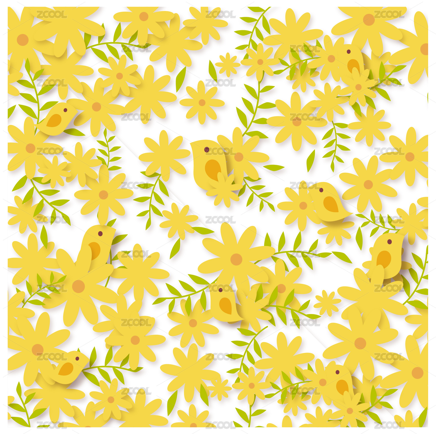 Cute Little Daisy Pattern