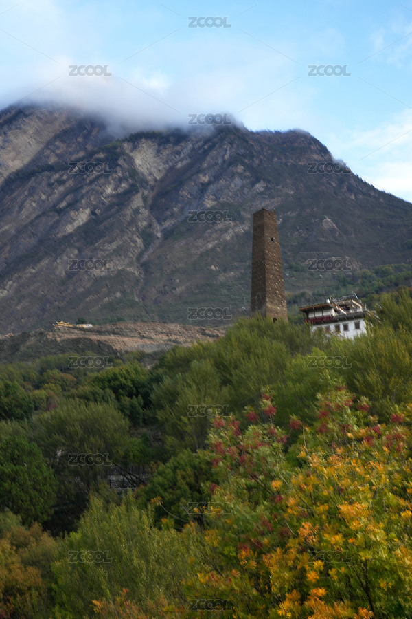 藏寨的早晨（主預(yù)覽-10831862） - 未分類 - 站酷設(shè)計(jì)師Z187304693原創(chuàng)素材 - 站酷ZCOOL