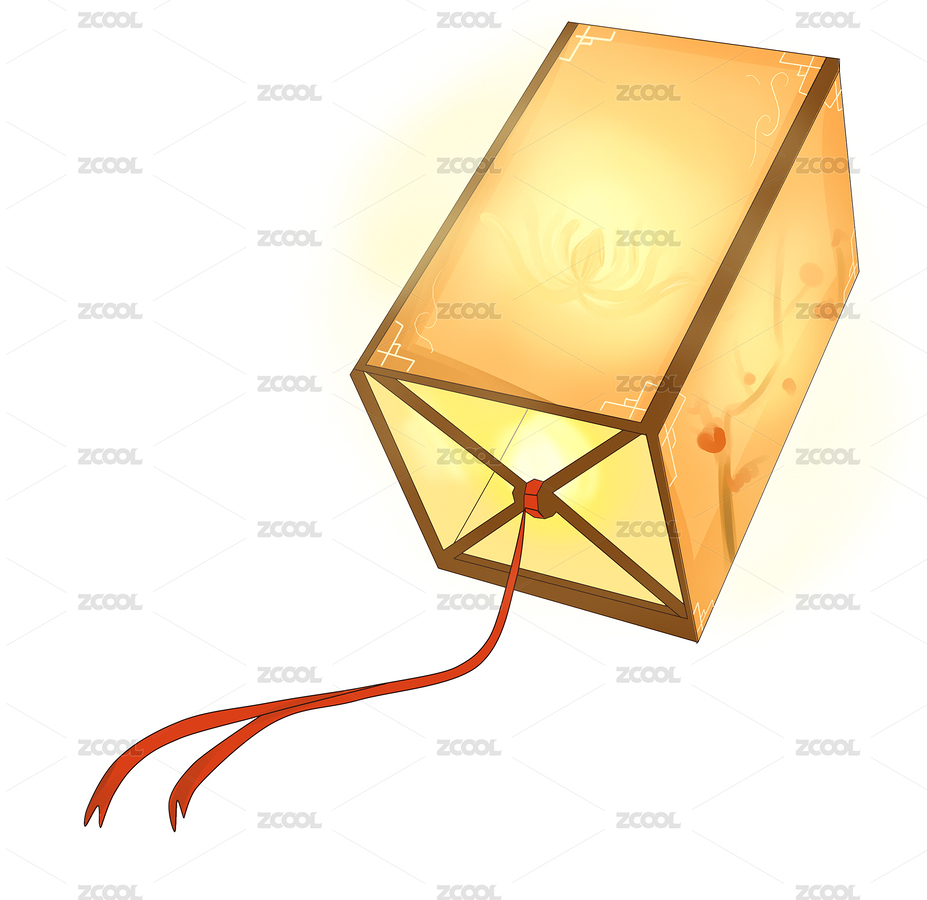 卡通手绘中秋节孔明灯插画（主预览-2464722） - 未分类 - 站酷设计师安147123原创素材 - 站酷ZCOOL