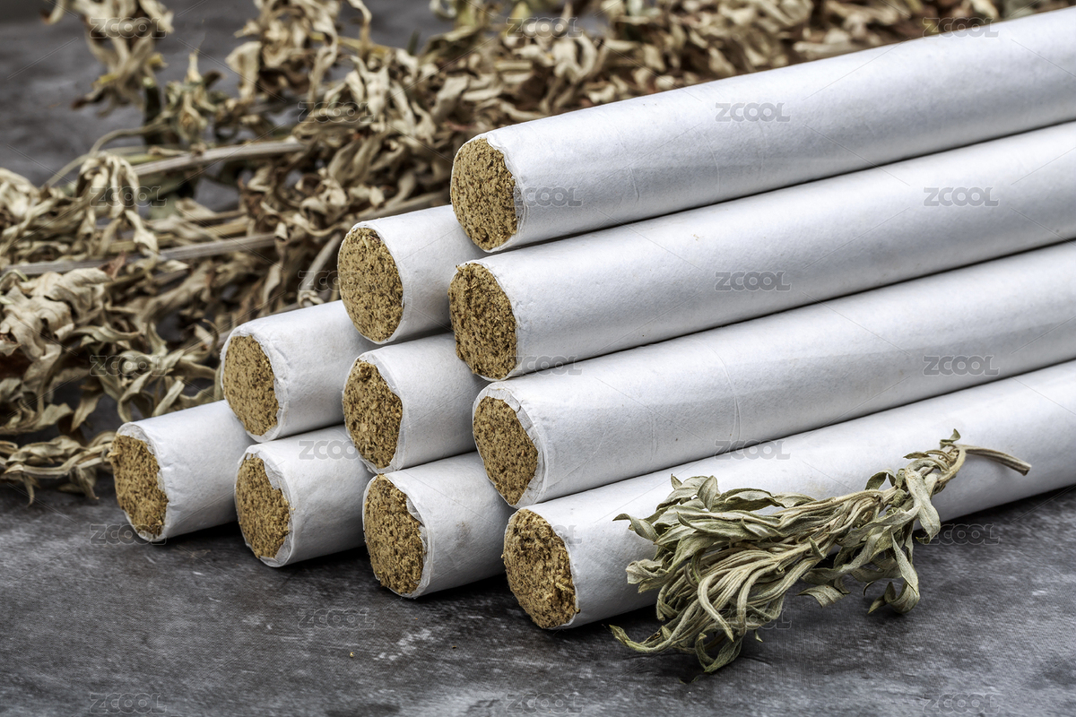 中藥材艾灸條和原料干艾草在灰色桌面上（主預(yù)覽-7259287） - 未分類 - 站酷設(shè)計師秋影隨風(fēng)原創(chuàng)素材 - 站酷ZCOOL
