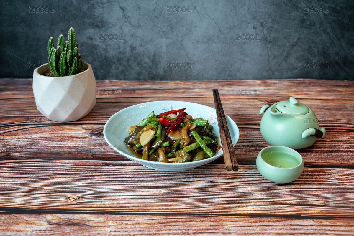 家常菜 茄子燒豇豆（主預(yù)覽-7541384） - 未分類 - 站酷設(shè)計師速度與激情PaulMa原創(chuàng)素材 - 站酷ZCOOL