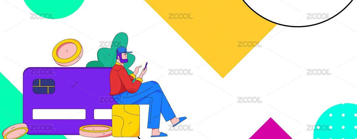 互聯(lián)網(wǎng)金融理財(cái)投資扁平矢量概念運(yùn)營手繪插（主預(yù)覽-8823712） - 未分類 - 站酷設(shè)計(jì)師王踢踢原創(chuàng)素材 - 站酷ZCOOL