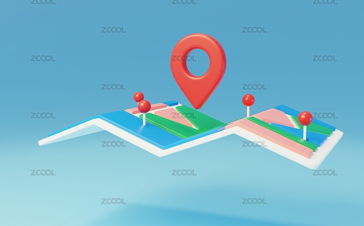 地圖定位攻略出游指引導游導航位置3D（主預覽-8040374） - 未分類 - 站酷設計師Miruis原創(chuàng)素材 - 站酷ZCOOL