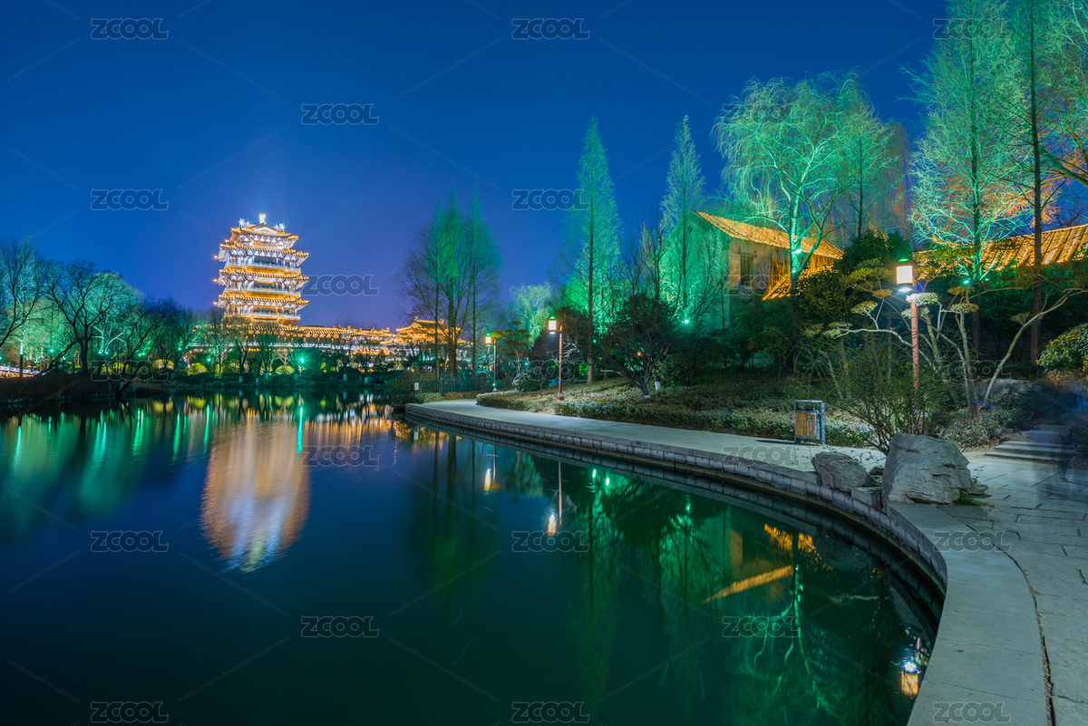 大明湖夜景（主預(yù)覽-8865176） - 未分類 - 站酷設(shè)計師giving79原創(chuàng)素材 - 站酷ZCOOL