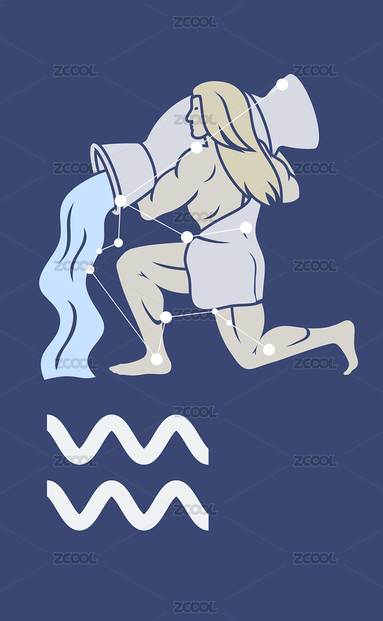 水瓶座符號圖形（主預(yù)覽-5448408） - 未分類 - 站酷設(shè)計師Jameychen原創(chuàng)素材 - 站酷ZCOOL