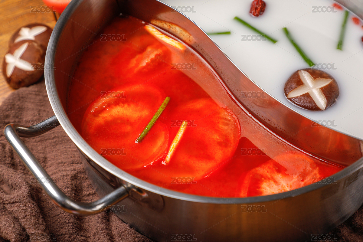 番茄和濃湯鴛鴦火鍋（主預覽-3181792） - 未分類 - 站酷設計師yanyan62855614原創(chuàng)素材 - 站酷ZCOOL