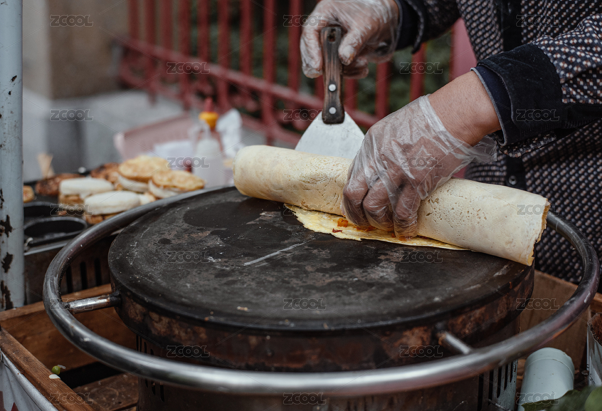 街頭美食手抓餅的制作過程（主預(yù)覽-5061017） - 未分類 - 站酷設(shè)計(jì)師牧狼人Zack原創(chuàng)素材 - 站酷ZCOOL