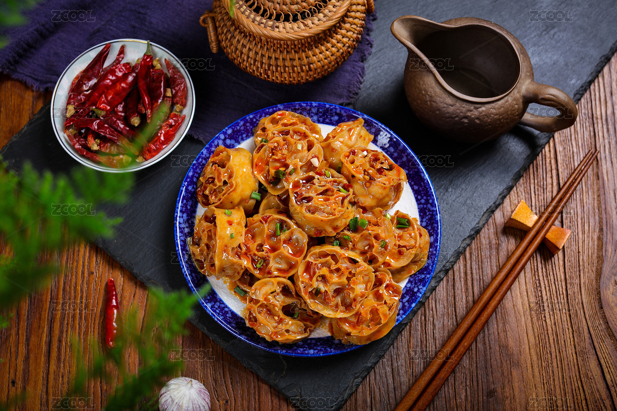 特色小吃面筋醬拌燕麥藕（主預(yù)覽-7763395） - 未分類 - 站酷設(shè)計(jì)師曇華碎影原創(chuàng)素材 - 站酷ZCOOL