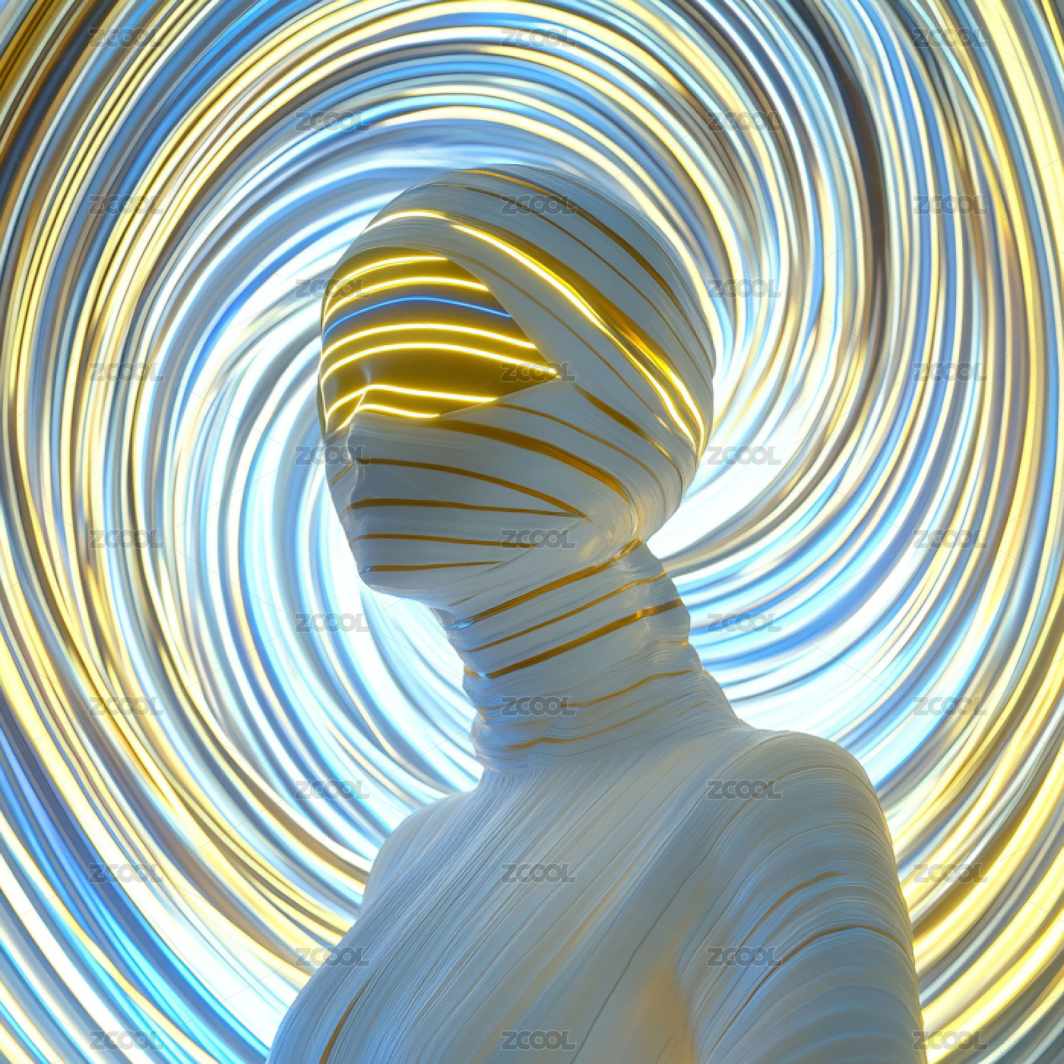 超现实主义人像摄影科幻未来
