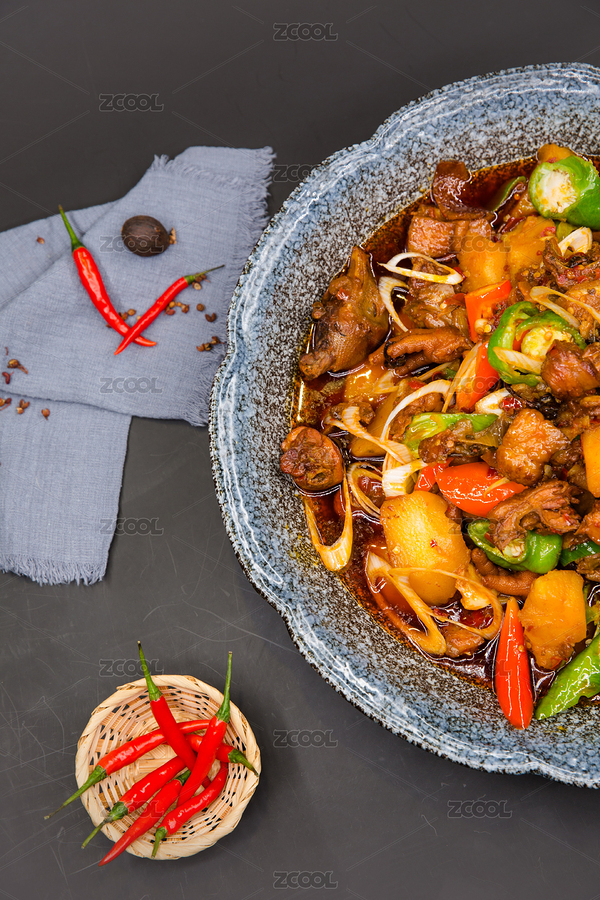 新疆美食大盤雞半盤（主預(yù)覽-418074） - 未分類 - 站酷設(shè)計(jì)師南外原創(chuàng)素材 - 站酷ZCOOL