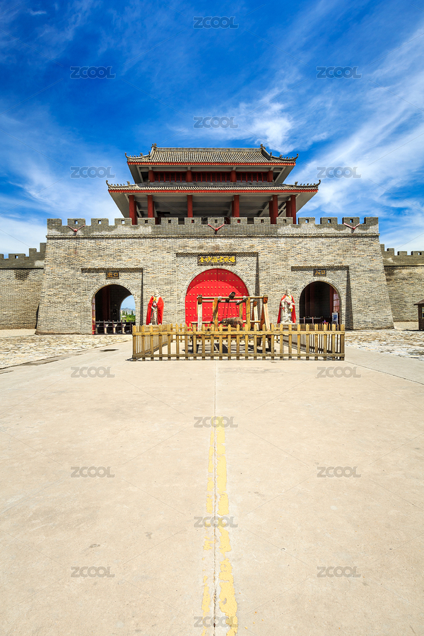 中國(guó)山西省朔州市懷仁金沙灘古戰(zhàn)場(chǎng)景區(qū)城門（主預(yù)覽-4171160） - 未分類 - 站酷設(shè)計(jì)師秋影隨風(fēng)原創(chuàng)素材 - 站酷ZCOOL