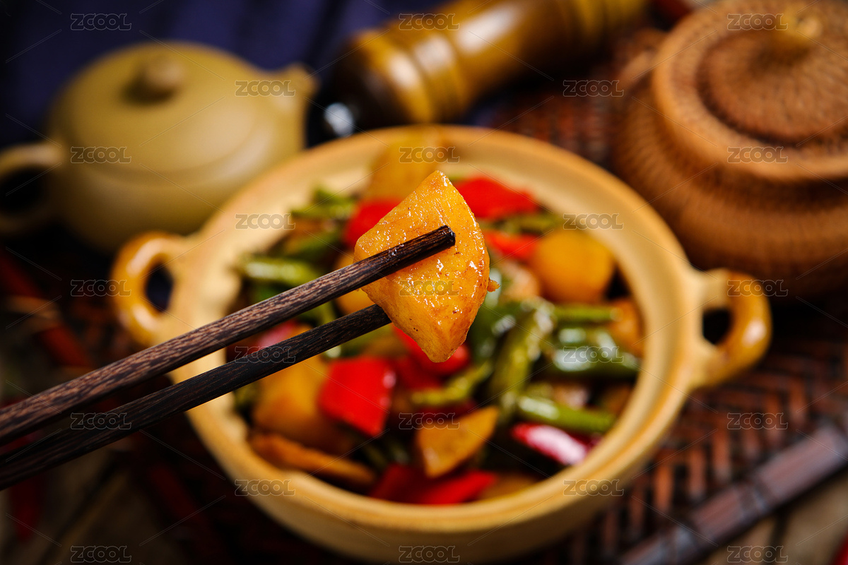 中國(guó)菜土豆?fàn)F豆角（主預(yù)覽-4945999） - 未分類 - 站酷設(shè)計(jì)師曇華碎影原創(chuàng)素材 - 站酷ZCOOL