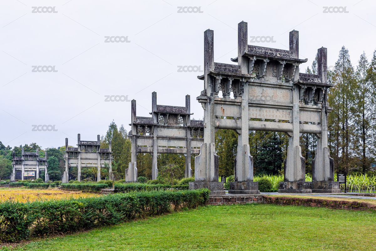 安徽省歙县棠樾牌坊群（主预览-7259453） - 未分类 - 站酷设计师秋影随风原创素材 - 站酷ZCOOL