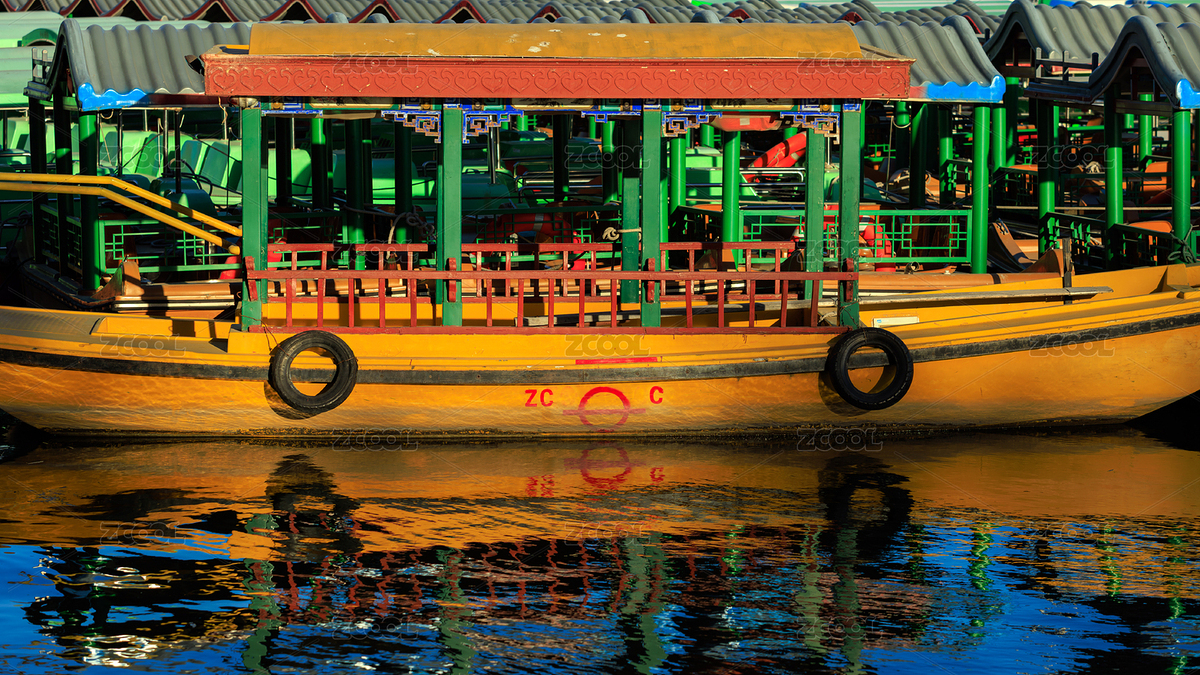 北海公園色彩鮮艷的游船（主預(yù)覽-12617279） - 未分類 - 站酷設(shè)計(jì)師491550525原創(chuàng)素材 - 站酷ZCOOL