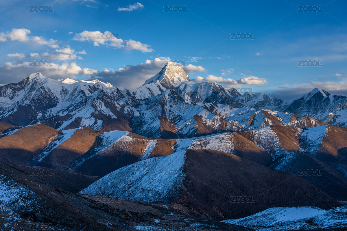 中国四川阳光下的贡嘎雪山山谷群山（主预览-12493238） - 未分类 - 站酷设计师why2husky原创素材 - 站酷ZCOOL