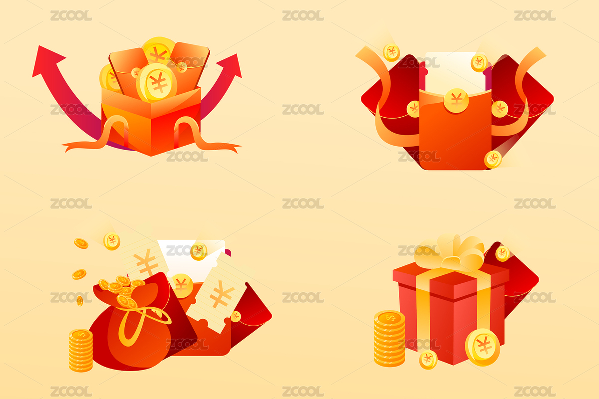 金融理財(cái)插畫（主預(yù)覽-4373688） - 未分類 - 站酷設(shè)計(jì)師阿那那原創(chuàng)素材 - 站酷ZCOOL