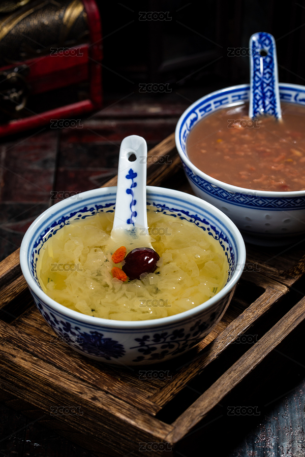 中式銀耳羹和紅豆粥（主預覽-7854928） - 未分類 - 站酷設計師跨界攝影叔原創(chuàng)素材 - 站酷ZCOOL