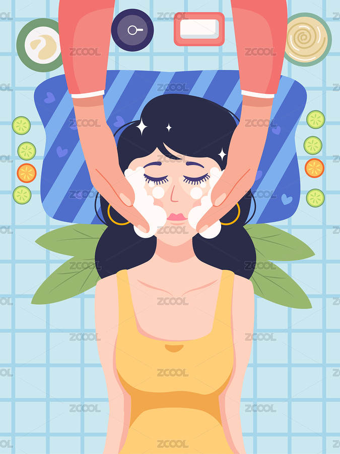 一雙手在給一位女士洗臉（主預(yù)覽-4983548） - 未分類 - 站酷設(shè)計(jì)師扁豆君Dream原創(chuàng)素材 - 站酷ZCOOL