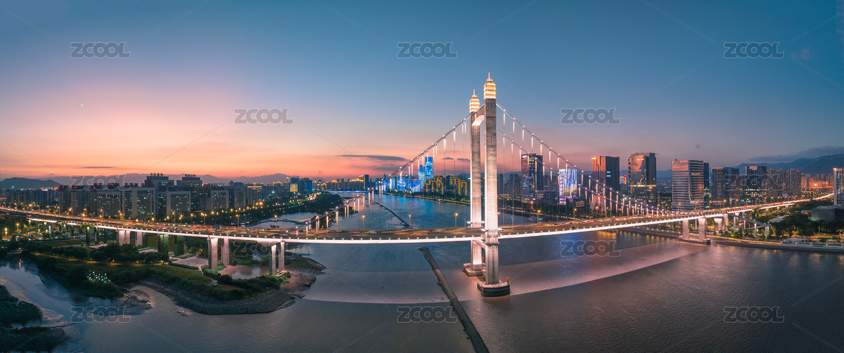 福州江濱鼓山大橋城市交通運輸夜景天際線（主預覽-7530240） - 未分類 - 站酷設計師陳小羊Timeline原創(chuàng)素材 - 站酷ZCOOL
