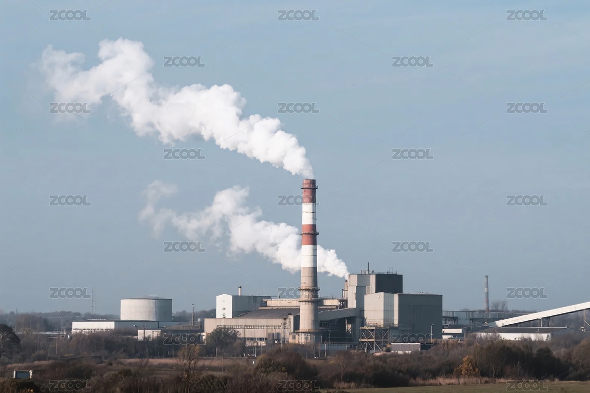 工廠煙囪排放煙霧景象（主預(yù)覽-11939004） - 未分類 - 站酷設(shè)計(jì)師愛吃雞湯的ya原創(chuàng)素材 - 站酷ZCOOL