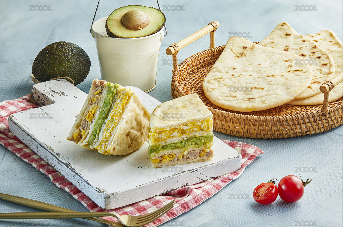 三明治輕食早餐 面包 健康食物（主預覽-7092039） - 未分類 - 站酷設計師江寶屾原創(chuàng)素材 - 站酷ZCOOL