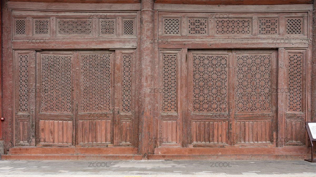 朔州崇福寺古建筑木制门窗特写（主预览-12050027） - 未分类 - 站酷设计师Pjinsu原创素材 - 站酷ZCOOL