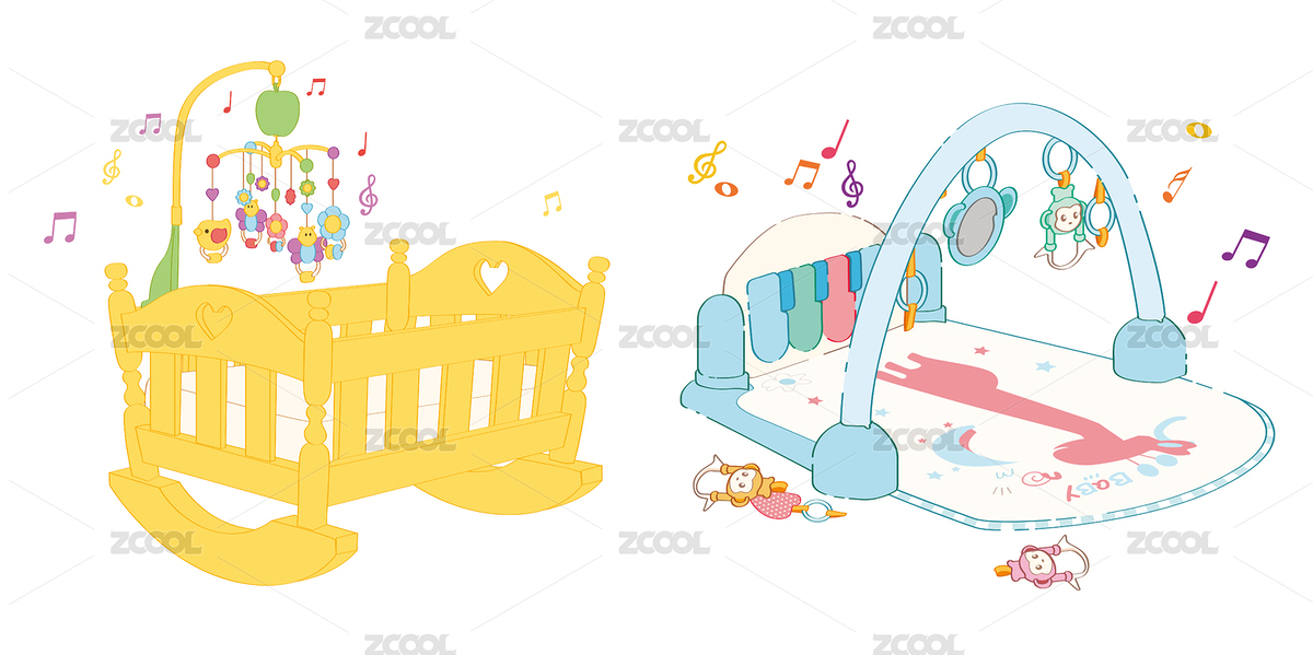 宝宝婴儿亲子玩具音乐床铃（主预览-3458039） - 未分类 - 站酷设计师花花白日梦原创素材 - 站酷ZCOOL