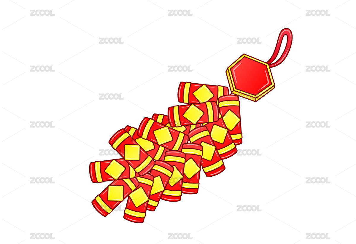 国潮一串大鞭炮（主预览-3387186） - 未分类 - 站酷设计师壹宁原创素材 - 站酷ZCOOL