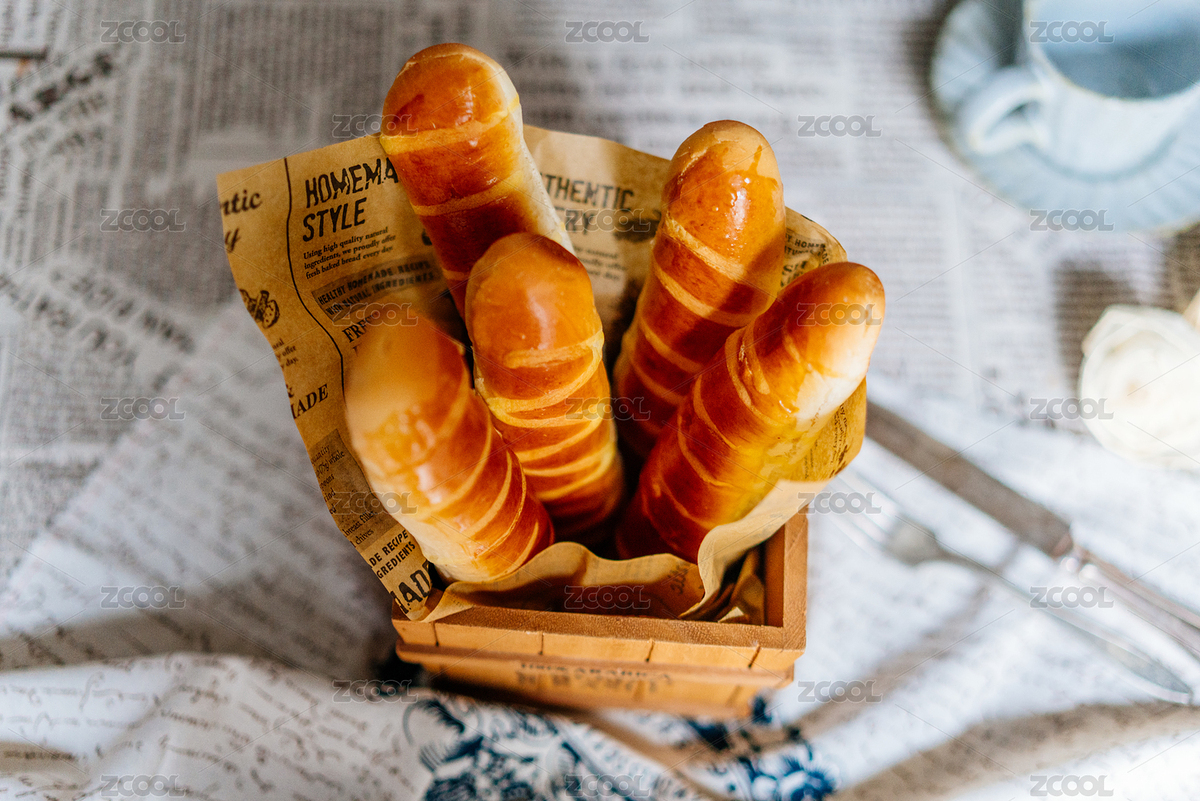 篮子里的金黄色法式长条面包（主预览-3117331） - 未分类 - 站酷设计师汉大将军袁绍原创素材 - 站酷ZCOOL