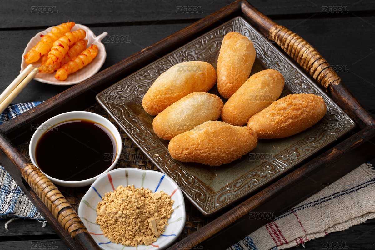 特色小吃油炸糍粑（主預(yù)覽-8710430） - 未分類 - 站酷設(shè)計(jì)師lilyhello原創(chuàng)素材 - 站酷ZCOOL