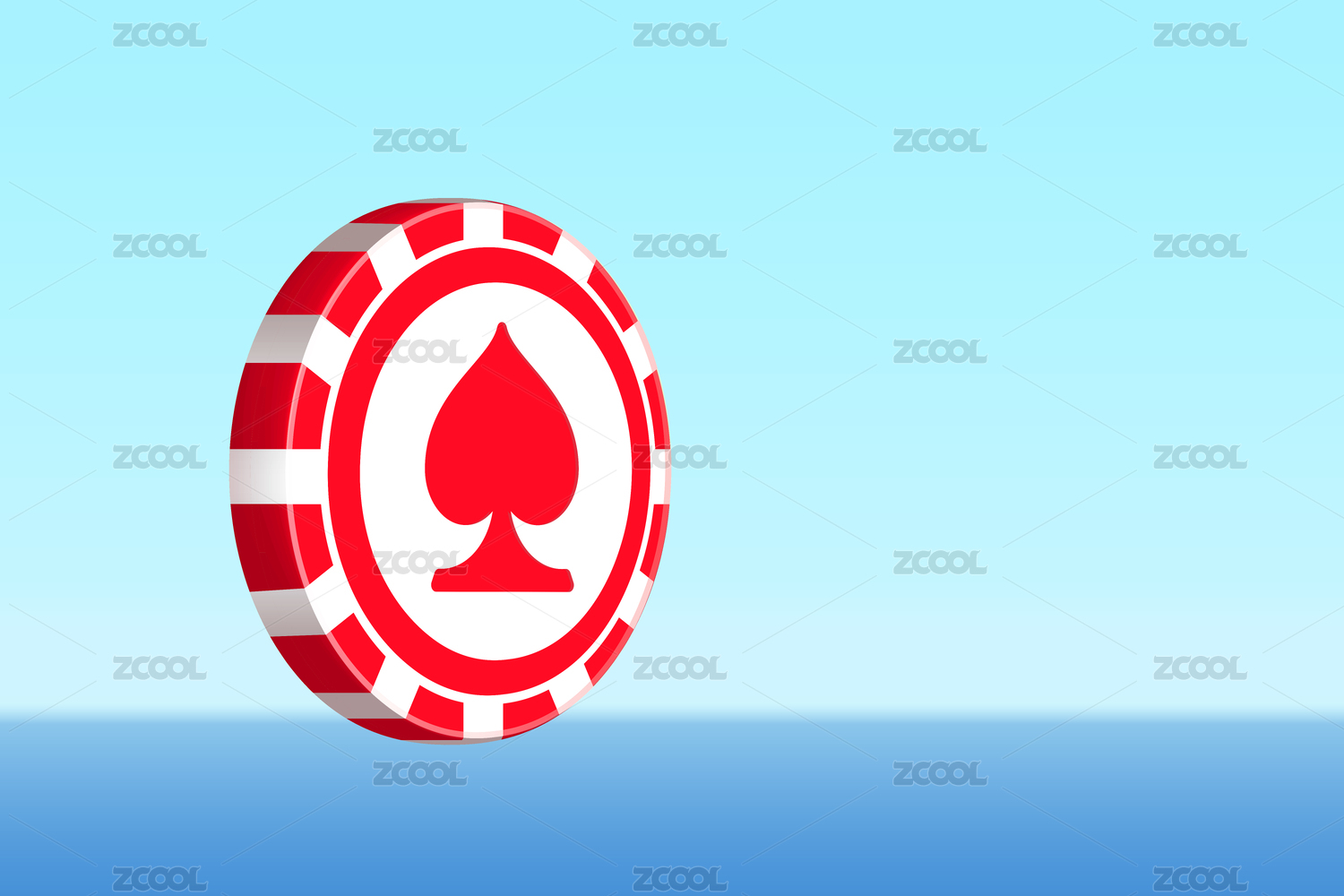 扑克牌棋牌游戏UI图标设计素材