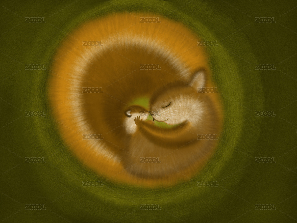 松鼠冬眠（主預(yù)覽-2033349） - 未分類 - 站酷設(shè)計師游啊游游游原創(chuàng)素材 - 站酷ZCOOL